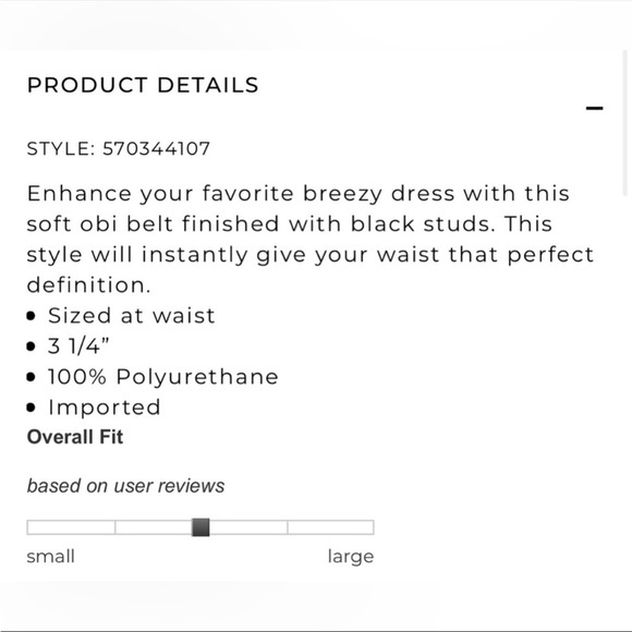 WHBM soft studded Obi belt main image 7